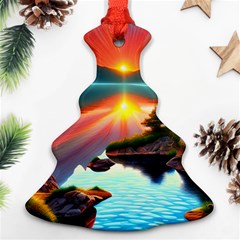 Gorgeous Sunset Ornament (christmas Tree)  by GardenOfOphir