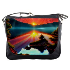 Gorgeous Sunset Messenger Bag by GardenOfOphir