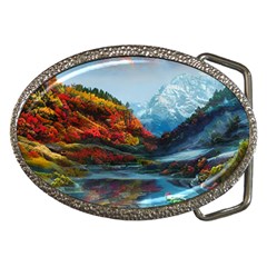 Breathtaking Landscape Scene Belt Buckles by GardenOfOphir