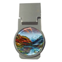 Breathtaking Landscape Scene Money Clips (round)  by GardenOfOphir