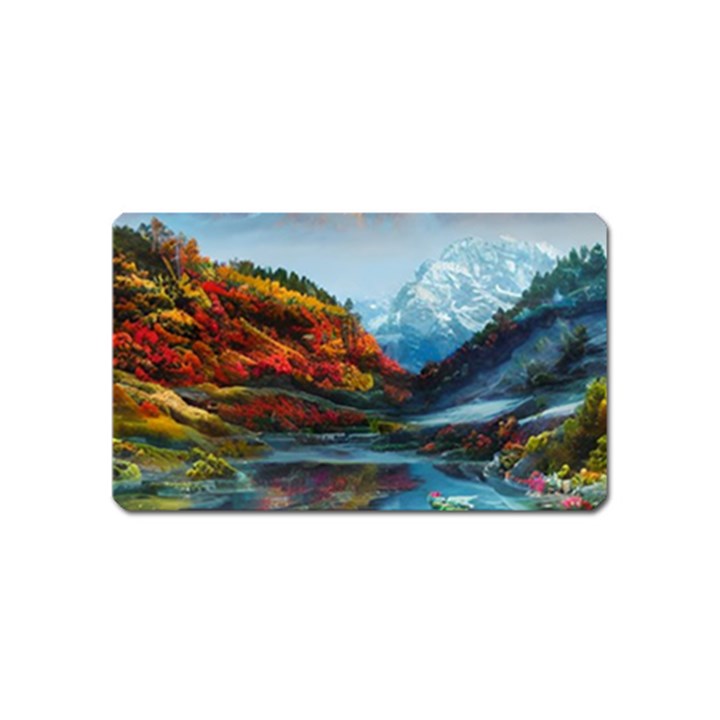 Breathtaking Landscape Scene Magnet (Name Card)