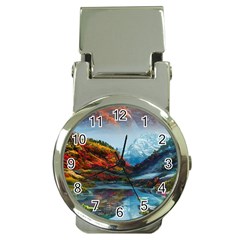 Breathtaking Landscape Scene Money Clip Watches by GardenOfOphir