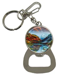 Breathtaking Landscape Scene Bottle Opener Key Chain by GardenOfOphir