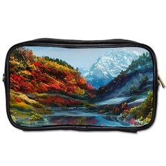 Breathtaking Landscape Scene Toiletries Bag (two Sides) by GardenOfOphir