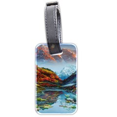 Breathtaking Landscape Scene Luggage Tag (two Sides) by GardenOfOphir