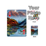 Breathtaking Landscape Scene Playing Cards 54 Designs (Mini) Front - HeartA