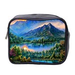 Stunning Sunset By The Lake Mini Toiletries Bag (Two Sides) Front