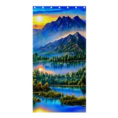 Stunning Sunset By The Lake Shower Curtain 36  X 72  (stall)  by GardenOfOphir