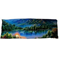 Stunning Sunset By The Lake Body Pillow Case (dakimakura) by GardenOfOphir