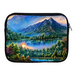 Stunning Sunset By The Lake Apple Ipad 2/3/4 Zipper Cases by GardenOfOphir