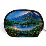 Stunning Sunset By The Lake Accessory Pouch (Medium) Front