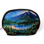 Stunning Sunset By The Lake Accessory Pouch (Medium) Back