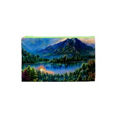 Stunning Sunset By The Lake Cosmetic Bag (xs) by GardenOfOphir