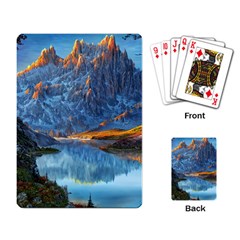 Majestic Lake Landscape Playing Cards Single Design (rectangle) by GardenOfOphir