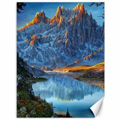 Majestic Lake Landscape Canvas 36  X 48  by GardenOfOphir