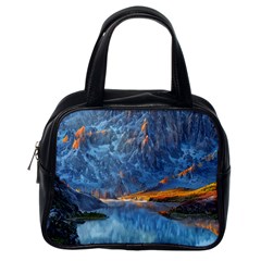 Majestic Lake Landscape Classic Handbag (one Side) by GardenOfOphir