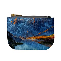 Majestic Lake Landscape Mini Coin Purse