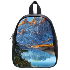 Majestic Lake Landscape School Bag (small) by GardenOfOphir