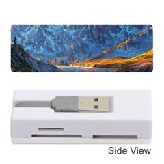 Majestic Lake Landscape Memory Card Reader (stick) by GardenOfOphir