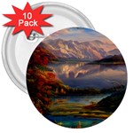 Summer Sunset 3  Buttons (10 pack)  Front