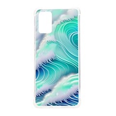 Stunning Pastel Blue Ocean Waves Samsung Galaxy S20plus 6 7 Inch Tpu Uv Case by GardenOfOphir