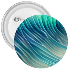 Pastel Ocean Waves 3  Buttons by GardenOfOphir