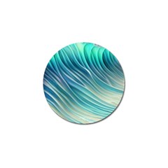 Pastel Ocean Waves Golf Ball Marker by GardenOfOphir