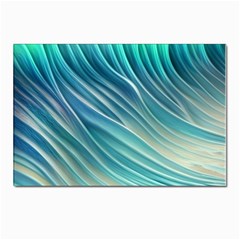 Pastel Ocean Waves Postcards 5  X 7  (pkg Of 10) by GardenOfOphir