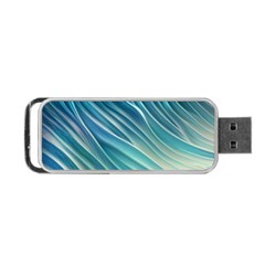 Pastel Ocean Waves Portable Usb Flash (two Sides) by GardenOfOphir