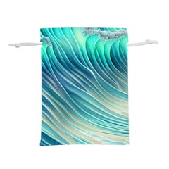 Pastel Ocean Waves Lightweight Drawstring Pouch (s) by GardenOfOphir