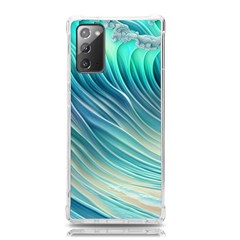 Pastel Ocean Waves Samsung Galaxy Note 20 Tpu Uv Case by GardenOfOphir