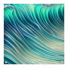 Pastel Ocean Waves Banner And Sign 3  X 3  by GardenOfOphir