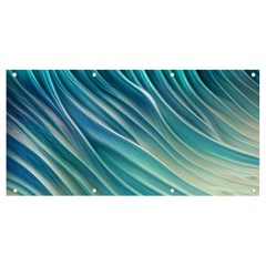 Pastel Ocean Waves Banner And Sign 8  X 4  by GardenOfOphir