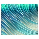 Pastel Ocean Waves One Side Premium Plush Fleece Blanket (Small) 50 x40  Blanket Front