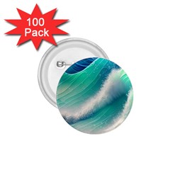 Beautiful Abstract Pastel Ocean Waves 1 75  Buttons (100 Pack)  by GardenOfOphir