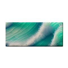 Beautiful Abstract Pastel Ocean Waves Hand Towel