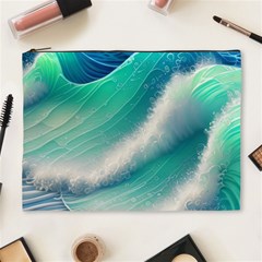 Beautiful Abstract Pastel Ocean Waves Cosmetic Bag (xl) by GardenOfOphir