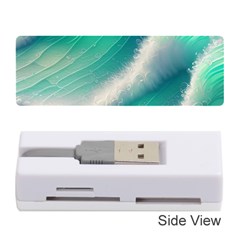 Beautiful Abstract Pastel Ocean Waves Memory Card Reader (stick) by GardenOfOphir