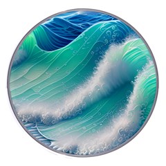 Beautiful Abstract Pastel Ocean Waves Wireless Fast Charger(white) by GardenOfOphir