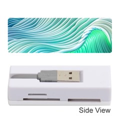 Pastel Abstract Waves Pattern Memory Card Reader (stick) by GardenOfOphir