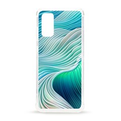 Pastel Abstract Waves Pattern Samsung Galaxy S20 6 2 Inch Tpu Uv Case by GardenOfOphir