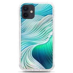 Pastel Abstract Waves Pattern Iphone 12 Mini Tpu Uv Print Case	