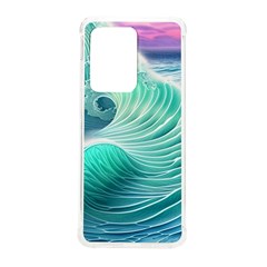 Pink Sky Blue Ocean Waves Samsung Galaxy S20 Ultra 6 9 Inch Tpu Uv Case