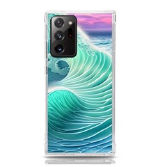 Pink Sky Blue Ocean Waves Samsung Galaxy Note 20 Ultra Tpu Uv Case