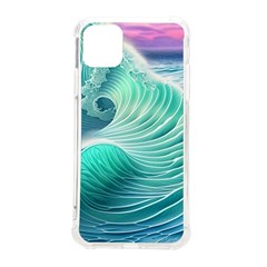 Pink Sky Blue Ocean Waves Iphone 11 Pro Max 6 5 Inch Tpu Uv Print Case by GardenOfOphir