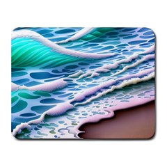 Shore Blue Ocean Waves Small Mousepad