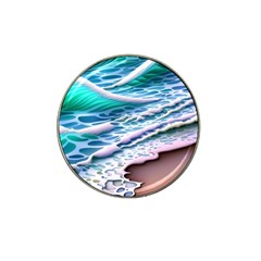 Shore Blue Ocean Waves Hat Clip Ball Marker (10 Pack) by GardenOfOphir