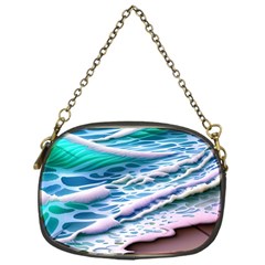 Shore Blue Ocean Waves Chain Purse (one Side) by GardenOfOphir