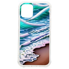 Shore Blue Ocean Waves Iphone 12 Mini Tpu Uv Print Case	