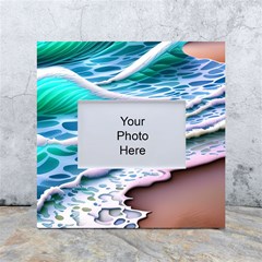 Shore Blue Ocean Waves White Box Photo Frame 4  X 6 